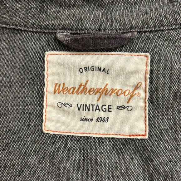 Men's Plaid Cotton Flannel Shirt by Weatherproof - Size XL - Picture 6 of 10